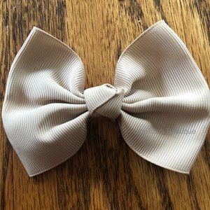 Taupe 4" Bow tie Bow  (2)  4B2502  Handmade NWT Boutique